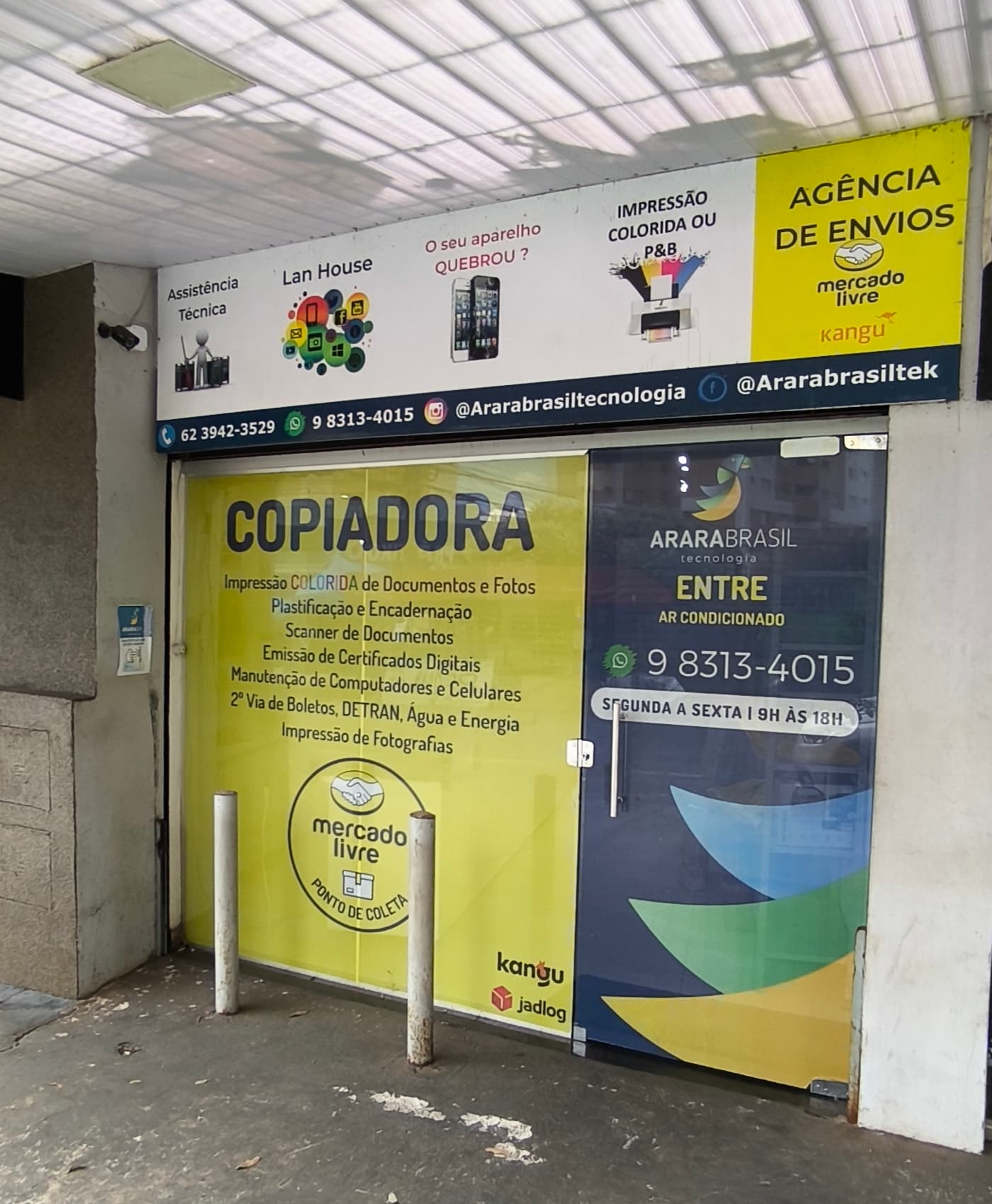 Fachada da Arara Brasil Tecnologia